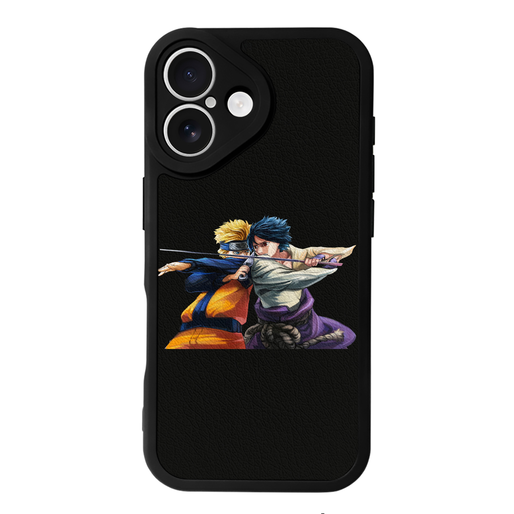 （画像用） NARUTO -ナルト- うずまき ナルト Uzumaki Naruto 【iPhone 16シリーズ対応】シリコンスマホケース（レザー調） 材質：シリコン